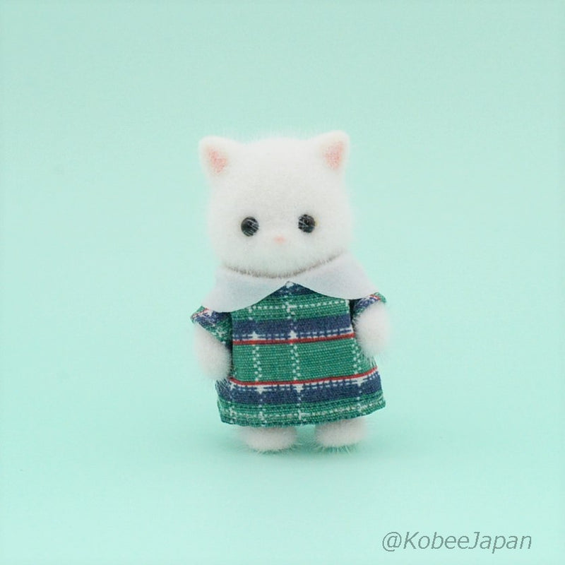 Sylvanain Park Ibaraido 幼年波斯猫 绿色格纹 Sylvanian Families