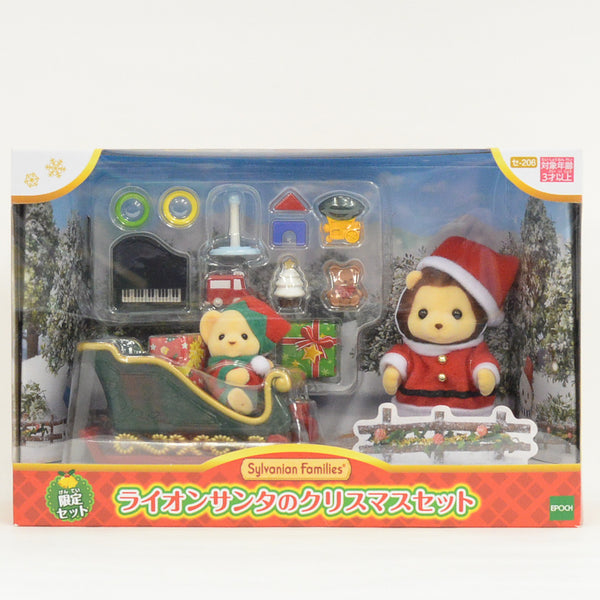 LION SANTA'S CHRISTMAS SET SE-206 Japan Sylvanian Families