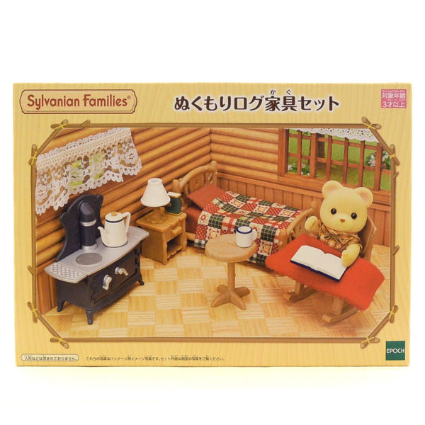 LOG CABIN FURNITURE OF WARMTH SET Japan Sylvanian Families