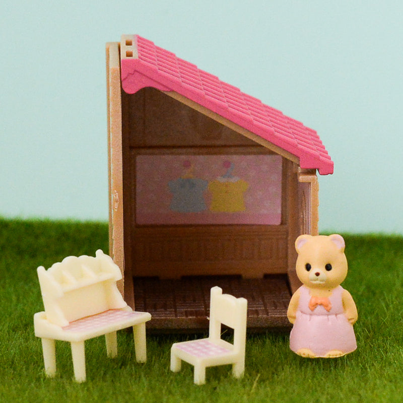 CAPSULE TOY ROOM IN THE FOREST 3 Complete set Epoch  Sylvanian Families