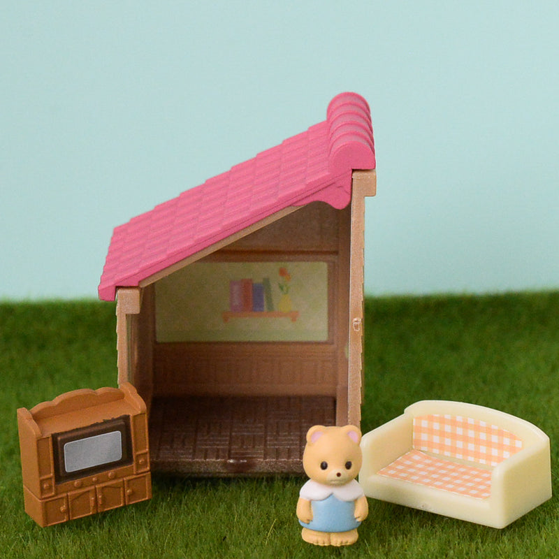 CAPSULE TOY ROOM IN THE FOREST 3 Complete set Epoch  Sylvanian Families