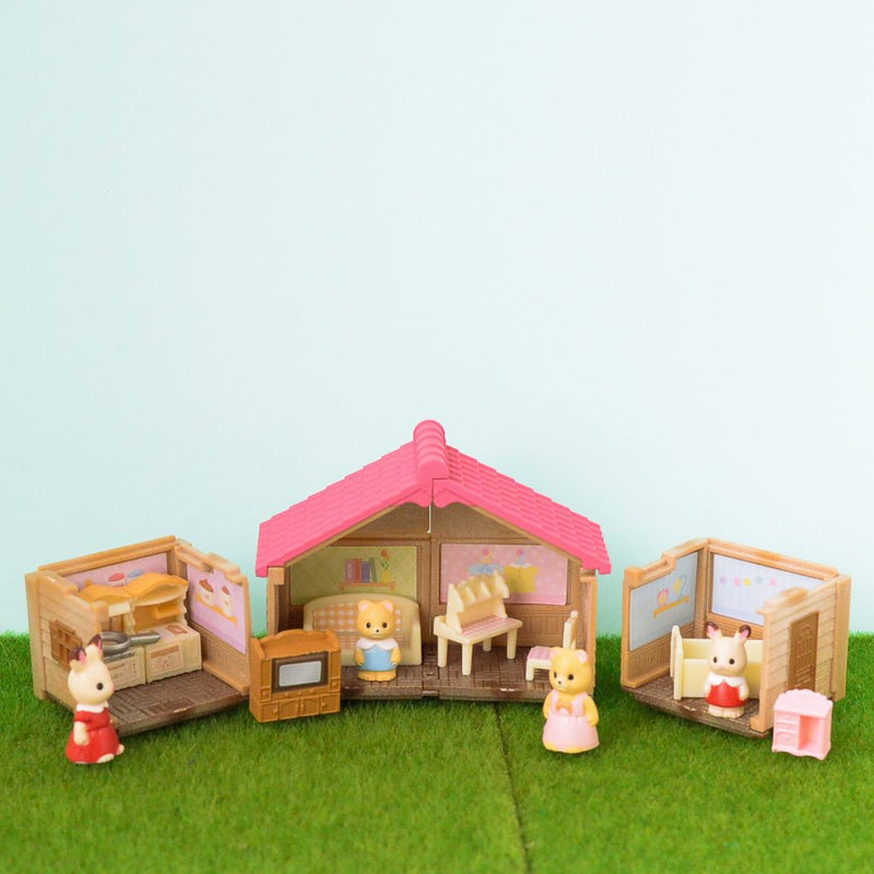 CAPSULE TOY ROOM IN THE FOREST 3 Complete set Epoch  Sylvanian Families