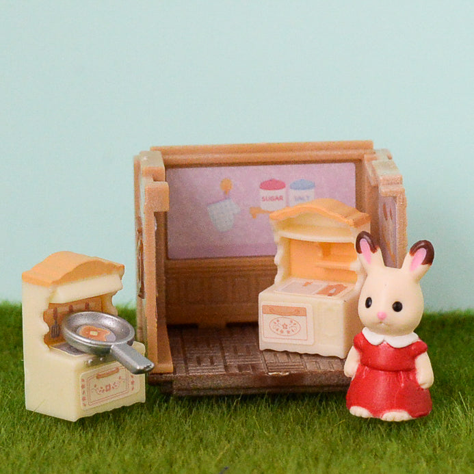 CAPSULE TOY ROOM IN THE FOREST 3 Complete set Epoch  Sylvanian Families