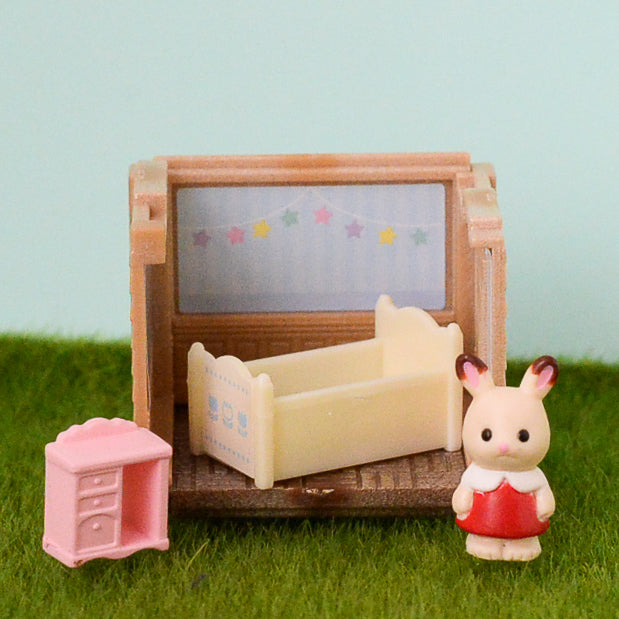 CAPSULE TOY ROOM IN THE FOREST 3 Complete set Epoch  Sylvanian Families