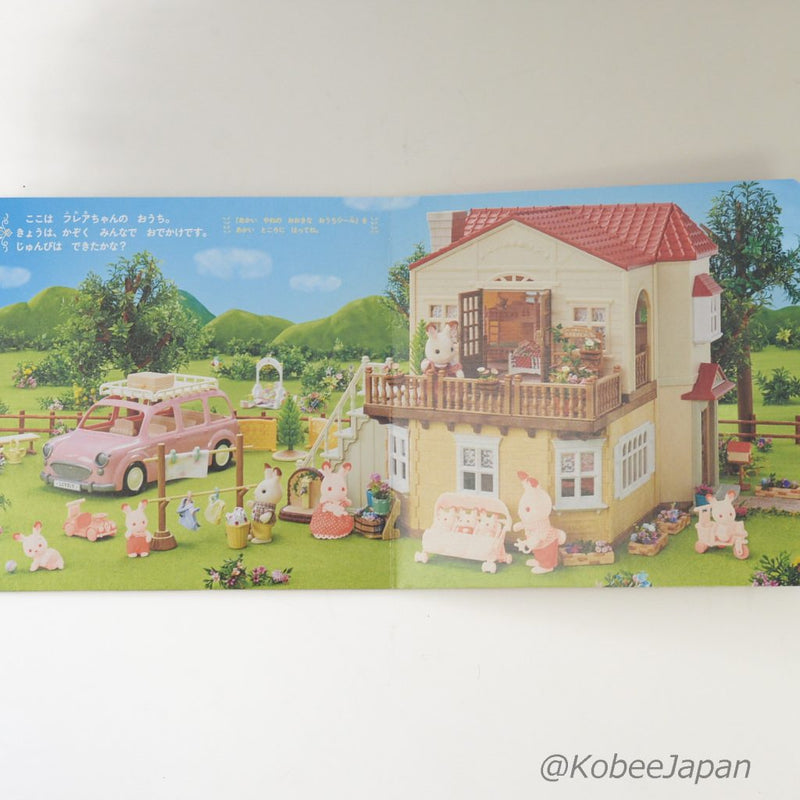 BOOK WITH STICKERS Repositionable Epoch Japan Sylvanian Families