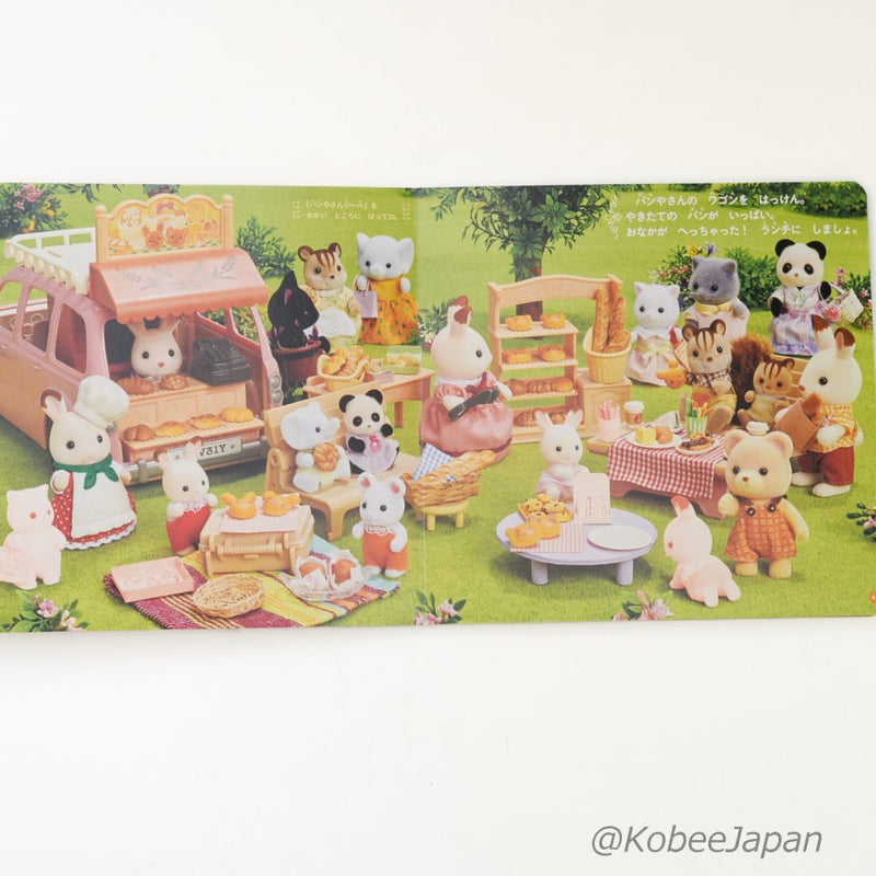 BOOK WITH STICKERS Repositionable Epoch Japan Sylvanian Families