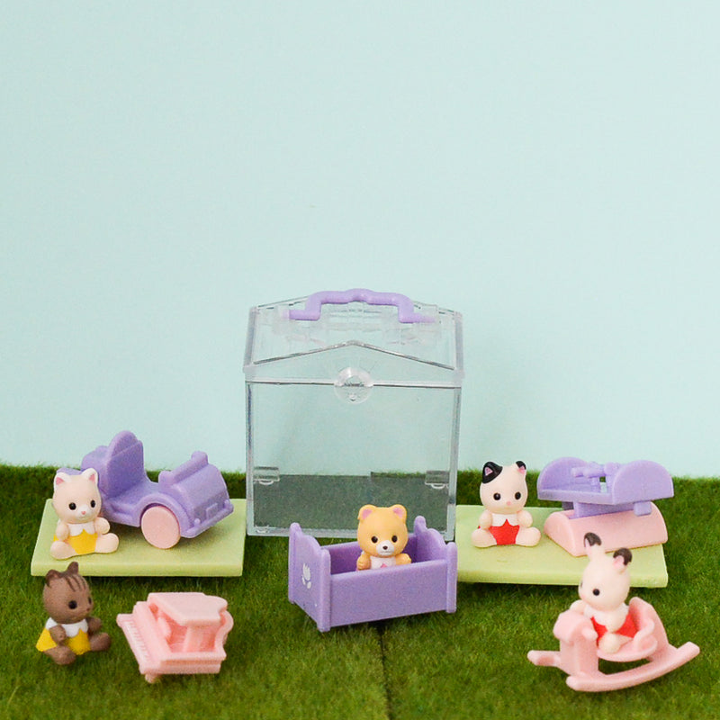 CAPSULE TOY BABY HOUSE & GARDEN No. 4 5pc set Sylvanian Families