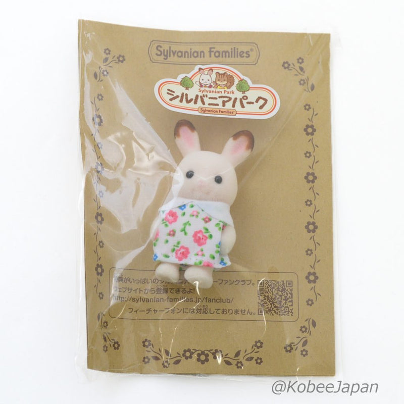 Sylvanian Park Ibaraido BABY CHOCOLATE RABBIT WHITE Calico Sylvanian Families