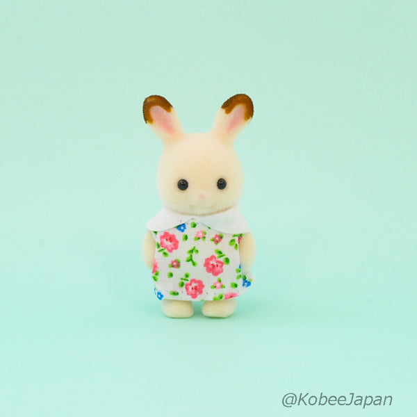 Sylvanian Park Ibaraido BABY CHOCOLATE RABBIT WHITE Calico Sylvanian Families