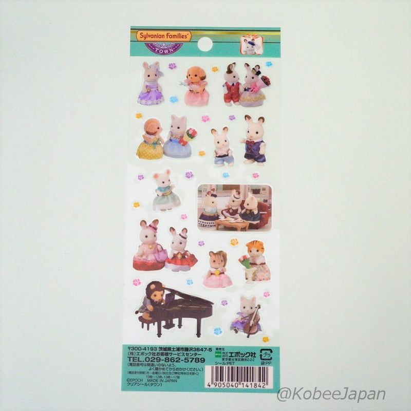 Stationary STICKERS TOWN SERIES Critters Epoch Epoch Sylvanian Families