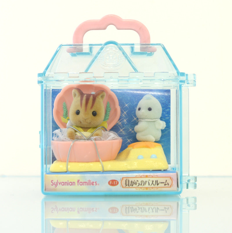 迷雾森林 SHELL BATH 松鼠 F-17 日本 Sylvanian Families