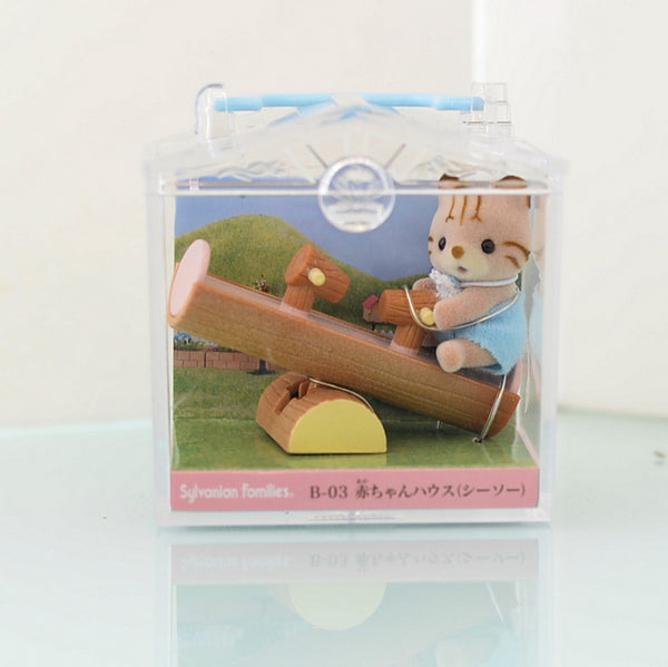 BABY CARRY CASE TEETER TOTTER CAT B-03 Epoch Sylvanian Families