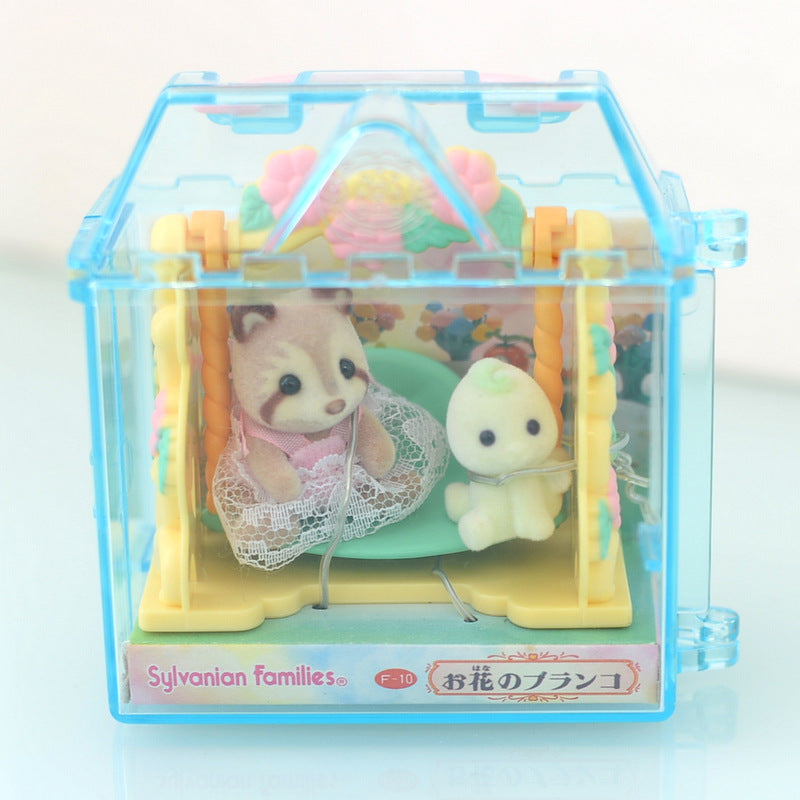 Vintage Misty Forest Flower Swing 1997 F-10 Sylvanian Families Calico Critters