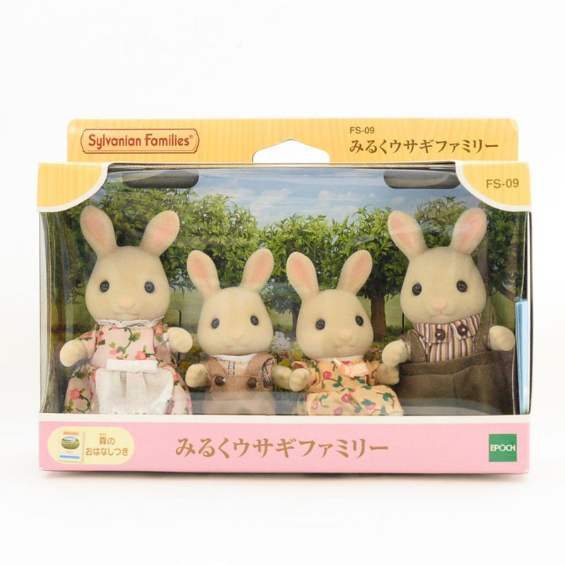 Sylvanian Families Milk Rabbit Family FS-09 Calico Critters