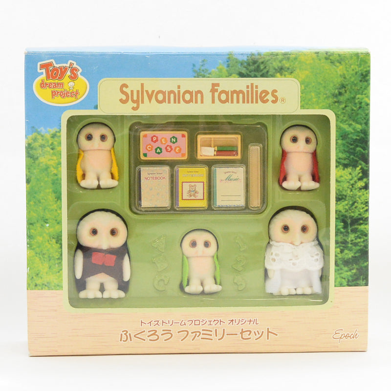 Proyecto de sueño del juguete Owl Family Japón