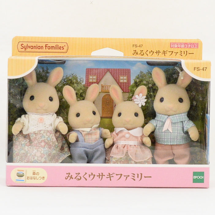 MILK RABBIT FAMILY FS-47 Epoch Sylvanian Families