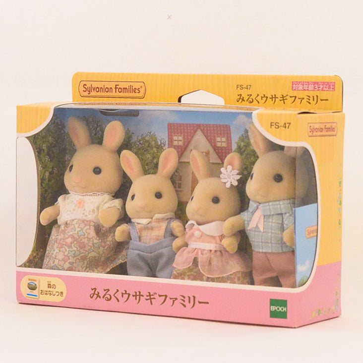 MILK RABBIT FAMILY FS-47 Epoch Sylvanian Families