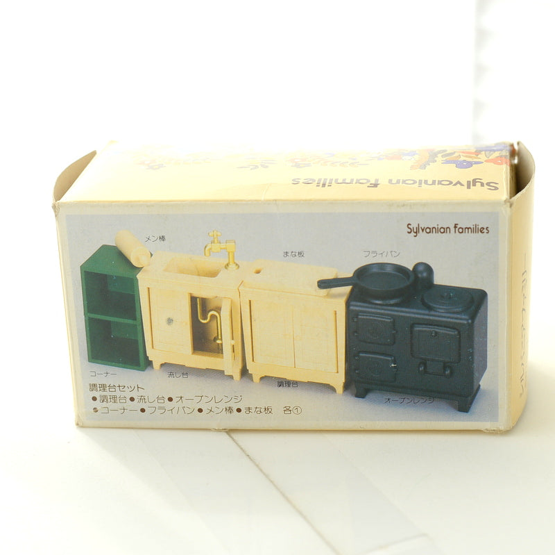 [Used] KITCHEN SET KA-10 Epoch Japan Sylvanian Families