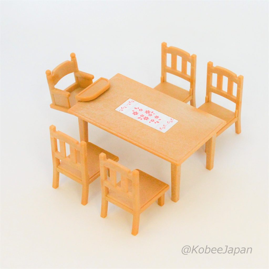 Dining Table Set KA-412 Sylvanian Families Calico Critters