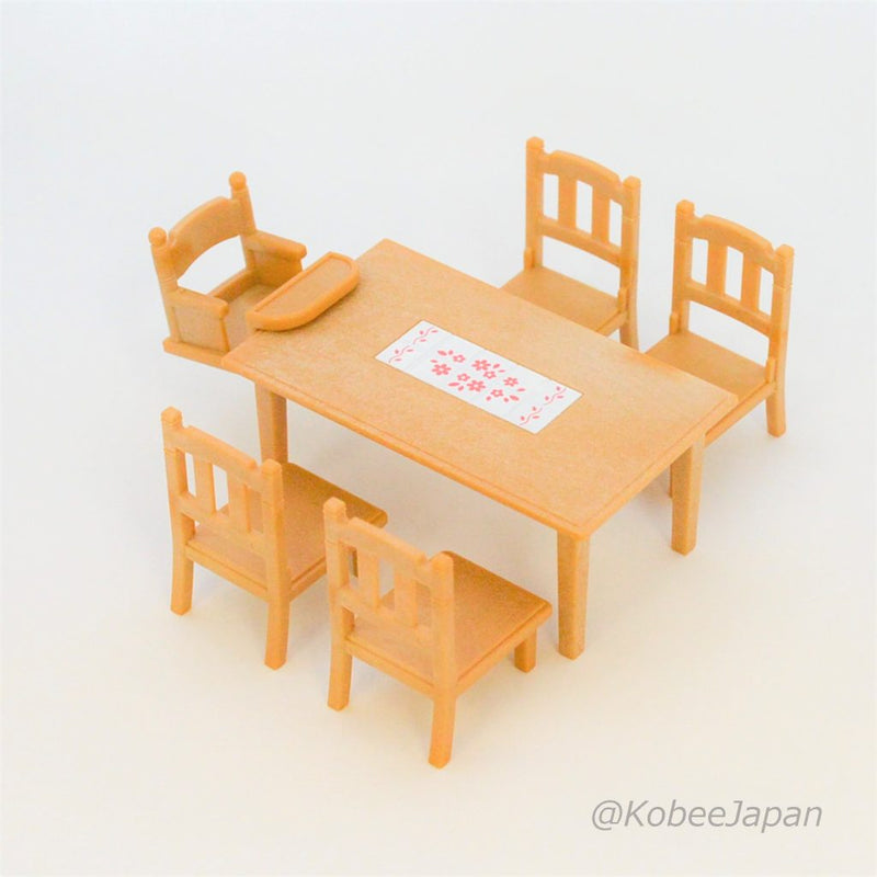 DINING TABLE SET Epoch KA-412 Japan Sylvanian Families