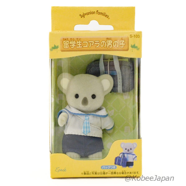 Estudiante extranjero Koala Boy S-103 Época Japón Calico Critters