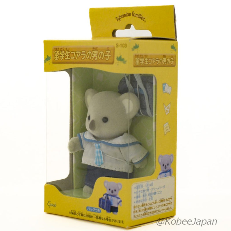 Estudiante extranjero Koala Boy S-103 Época Japón Calico Critters