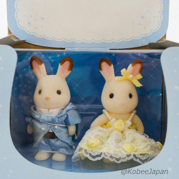 Epoch 50th Anniversary CHOCOLATE RABBIT WEDDING PAIR Sylvanian Families