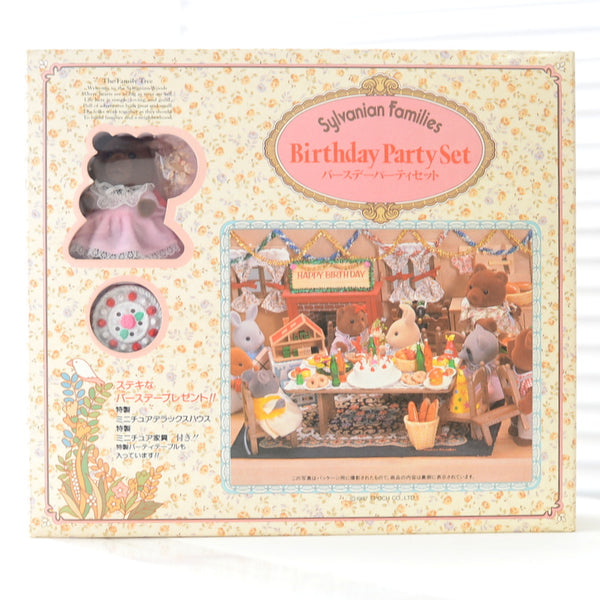 [Used] BIRTHDAY PARTY SET SE-63 Epoch Japan Sylvanian Families