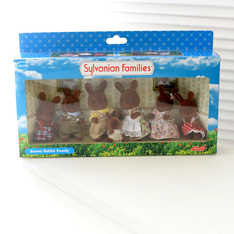 BROWN RABBIT BABY WILDWOOD 4163 UK Flair Sylvanian Families