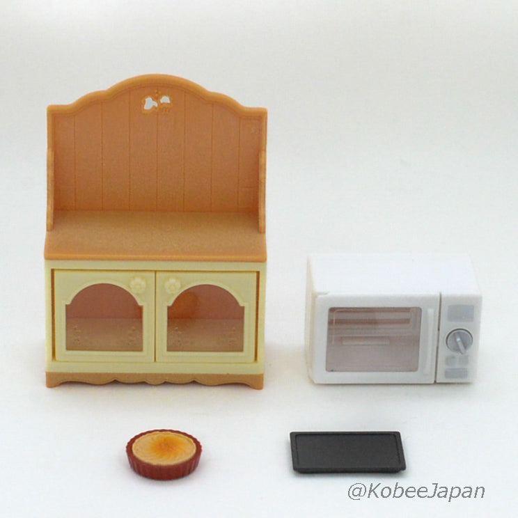 MICROWAVE OVEN & RACK KA-425 Epoch Japan Sylvanian Families