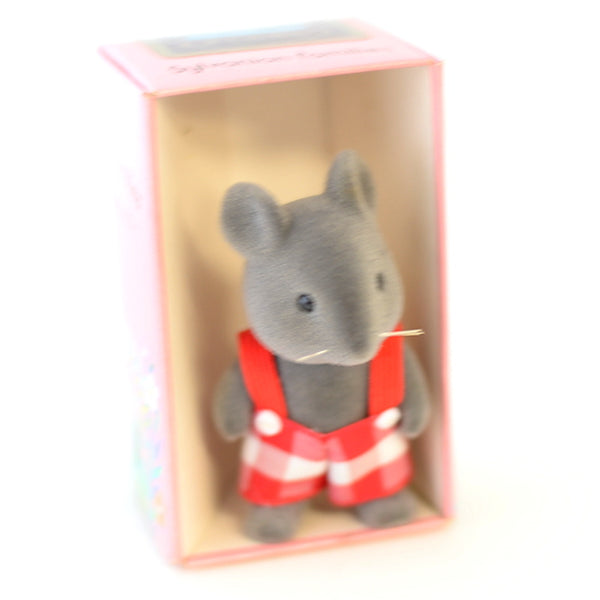 [Used] MOUSE BOY NE-03-550 GRAY GREY Epoch Japan Sylvanian Families