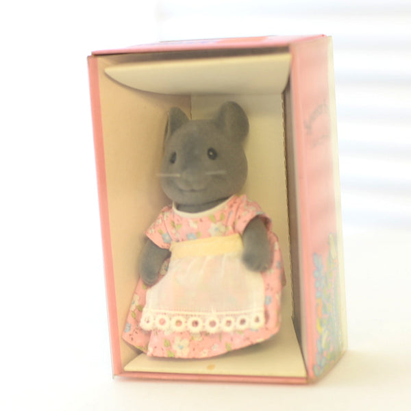 [Used] MOUSE MOTHER NE-02-800 GRAY GREY Epoch Japan Sylvanian Families