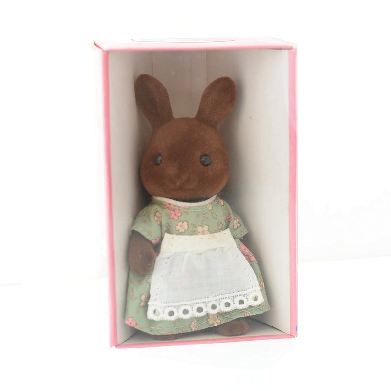 Vintage Wildwood Brown Rabbit Mother Original U-02-850 1985 Sylvanian Families Calico Critters
