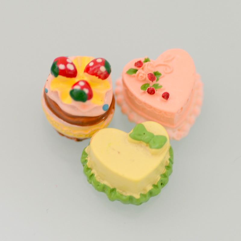 Valentine CAKE 3pcs SET for miniature dollhouse  Does not apply