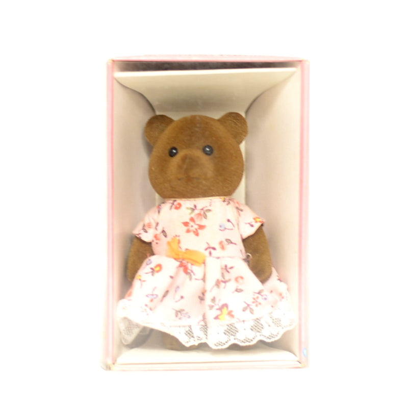 Vintage Brown Sister Bear KU-04-680 1985 Sylvanian Families Calico Critters