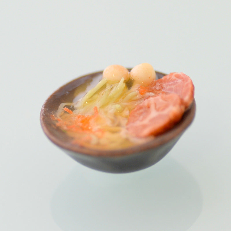JAPANESE FOOD BOWL OF RAMEN NOODLES Ver.4 for dollhouse Miniatures Does not apply