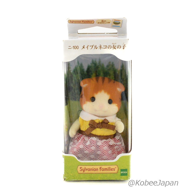 Maple Cat Fille Epoch Japon Ni-100 Calico Critters