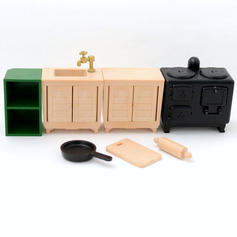 [Used] KITCHEN SET KA-10 Epoch Japan Sylvanian Families