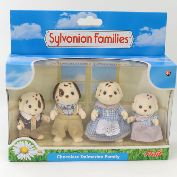 CHOCOLATE DALMATIAN FAMILY 4174 Flair Epoch Sylvanian Families
