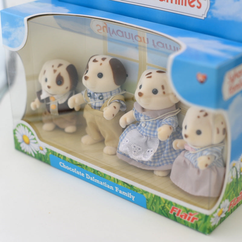 CHOCOLATE DALMATIAN FAMILY 4174 Flair Epoch Sylvanian Families