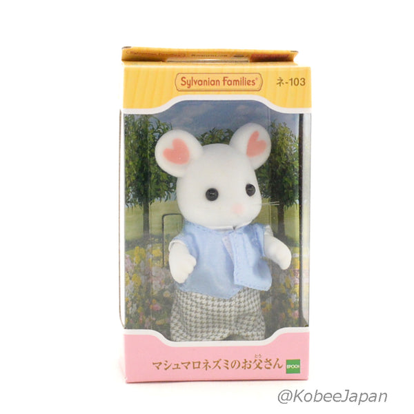 Marshmallow Mouse Padre NE-103 EPOCH Japón Calico Critters