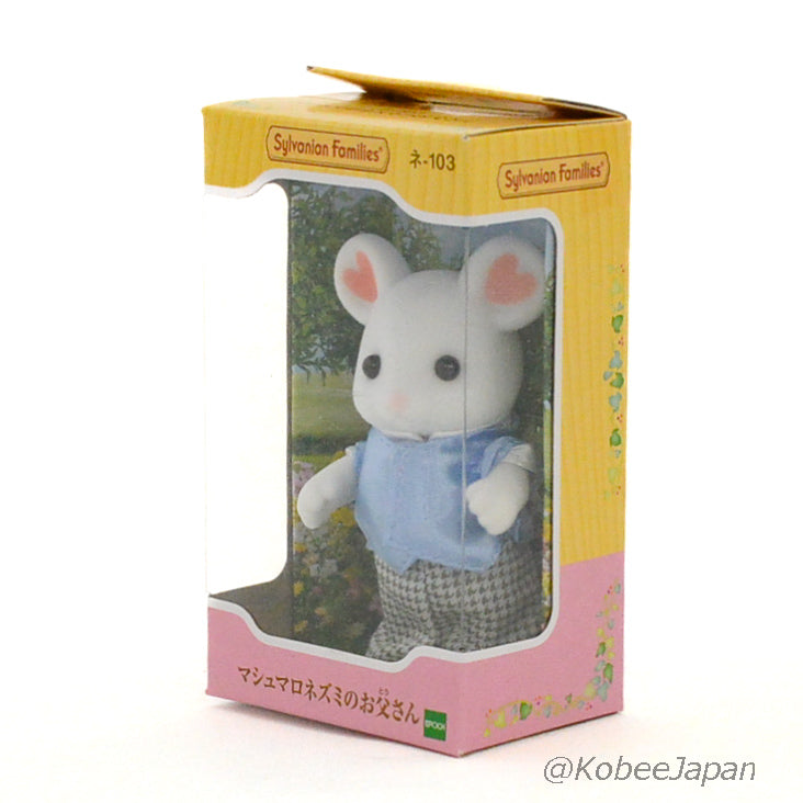 Marshmallow Mouse Padre NE-103 EPOCH Japón Calico Critters