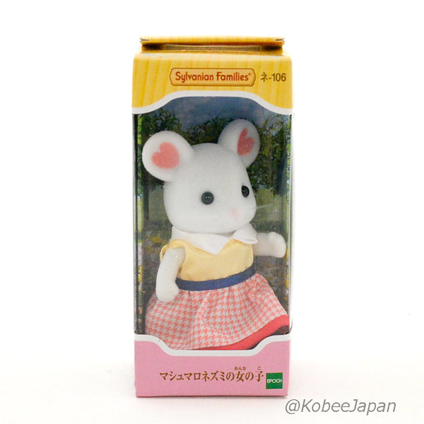 Marshmallow Mouse Girl NE-106 EPOCH Japón Calico Critters