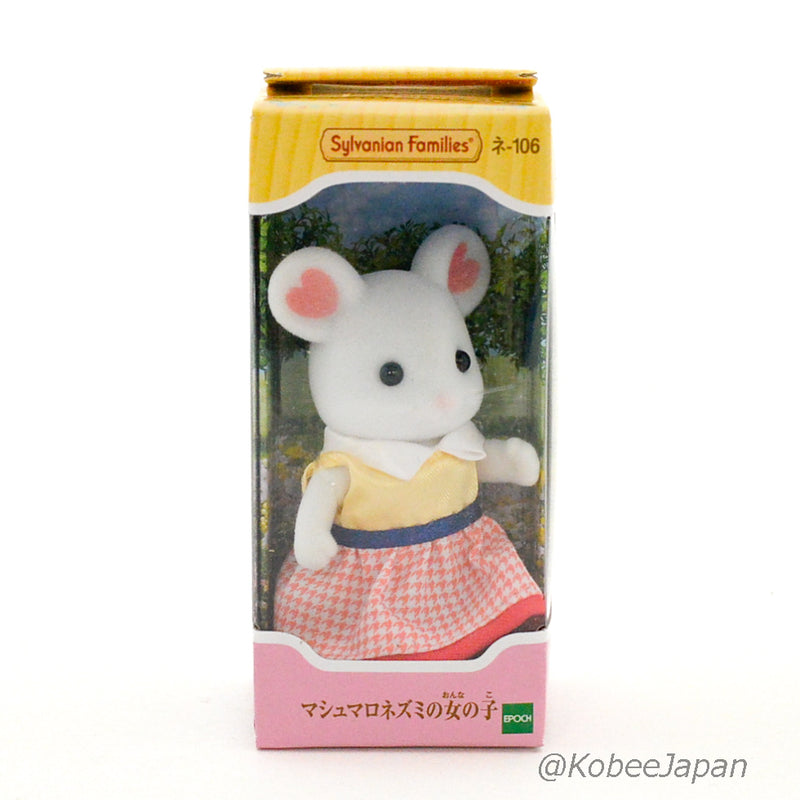 MARSHMALLOW MOUSE GIRL NE-106 Epoch Japan Sylvanian Families