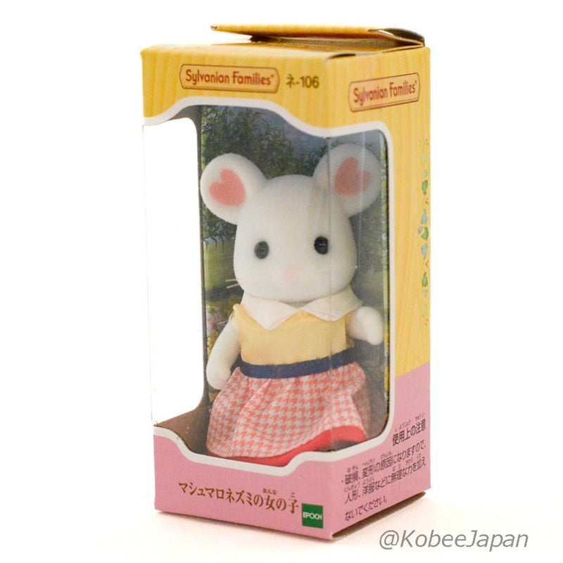 MARSHMALLOW MOUSE GIRL NE-106 Epoch Japan Sylvanian Families