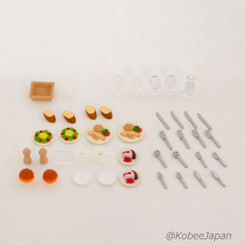 DINNER SET Epoch Japan KA-409 Sylvanian Families