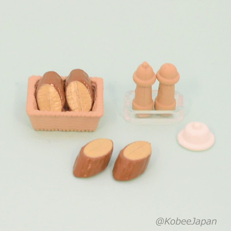 BREAD and SEASONING CONTAINER SET Epoch Sylvanian Families