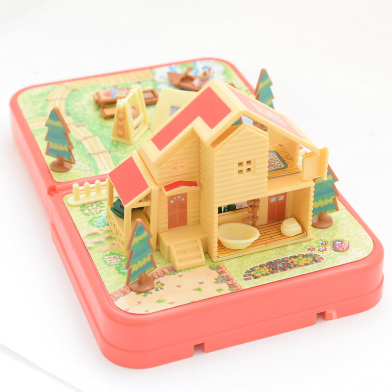 [Used] POCKET BAG BIG TOWN HOUSE WITH RED ROOF Epoch Sylvanian Families