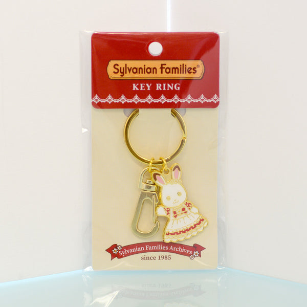 EXHIBITION EXCLUSIVE CHOCOLATE RABBIT KEY CHAIN Calico Epoch Sylvanian Families