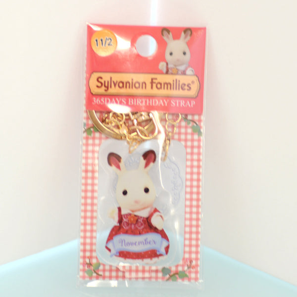EXHIBITION EXCLUSIVE Monthly Key Chain NOVEMBER Epoch Sylvanian Families